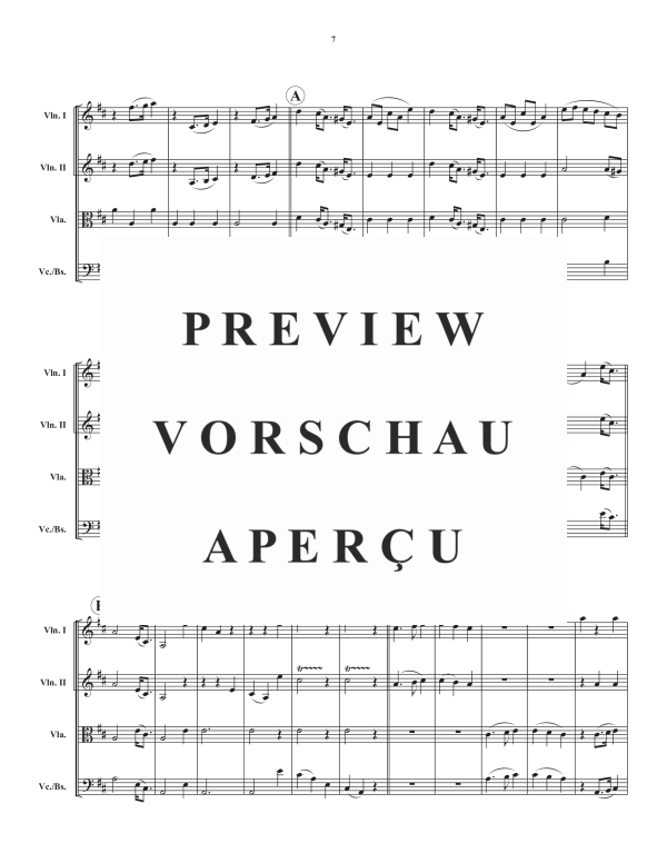 Produktgalerie: Seite 9 von 11 Sinfonia in G, , Alphorn in G und Streicher Quartett