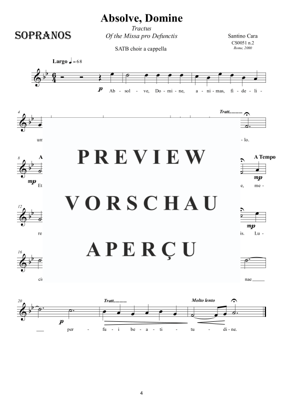 Product gallery: Page 5 of 8 Absolve, Domine - Tractus, , Mixed Choir A Cappella