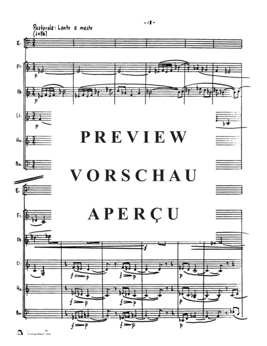 Produktgalerie: Seite 20 von 21 Sextet , , (Gemischtes Ensemble für Holzbläser Quintett + Euphonium Solo)