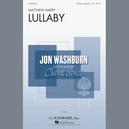 cover: Lullaby, Matthew Emery, Chor