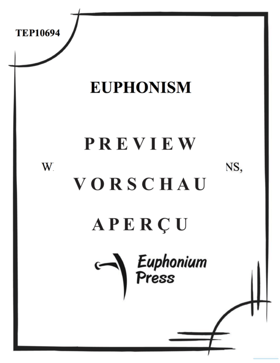Produktgalerie: Seite 2 von 21 Euphonism-a divermento-concertino , , (Gemischtes Ensemble + Euphonium Solo)