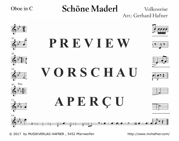 Product gallery: Page 8 of 11 Schöne Maderl - Polka, , (large wind orchestra)