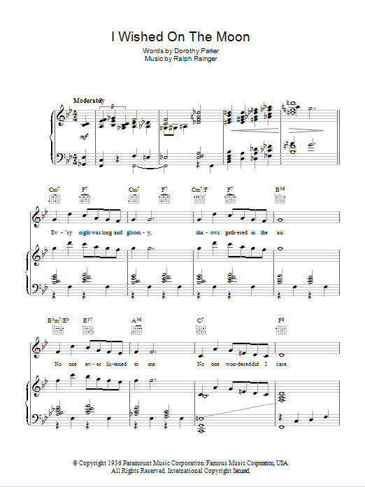 Product gallery: Page 1 of 1 I Wished On The Moon, Bing Crosby