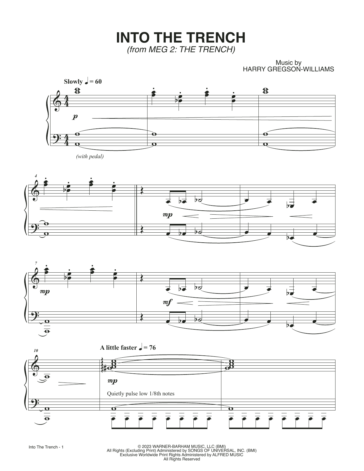 Produktbild zu: Into The Trench (from Meg 2: The Trench)