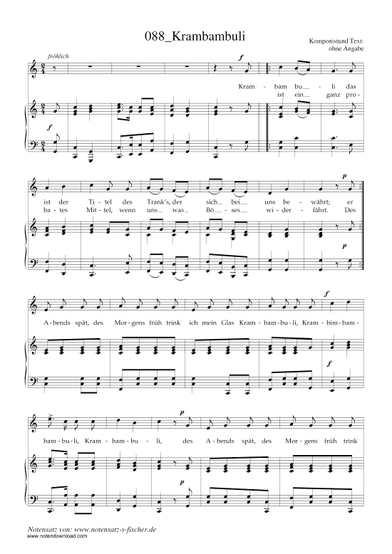 Product picture to: Krambambuli unbekannt