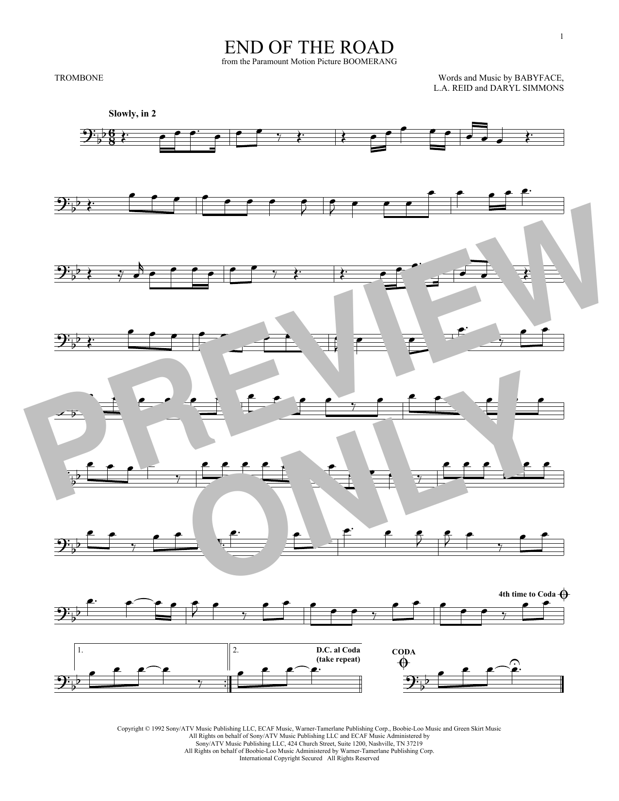 Product gallery: Page 1 of 1 End Of The Road, Boyz II Men
