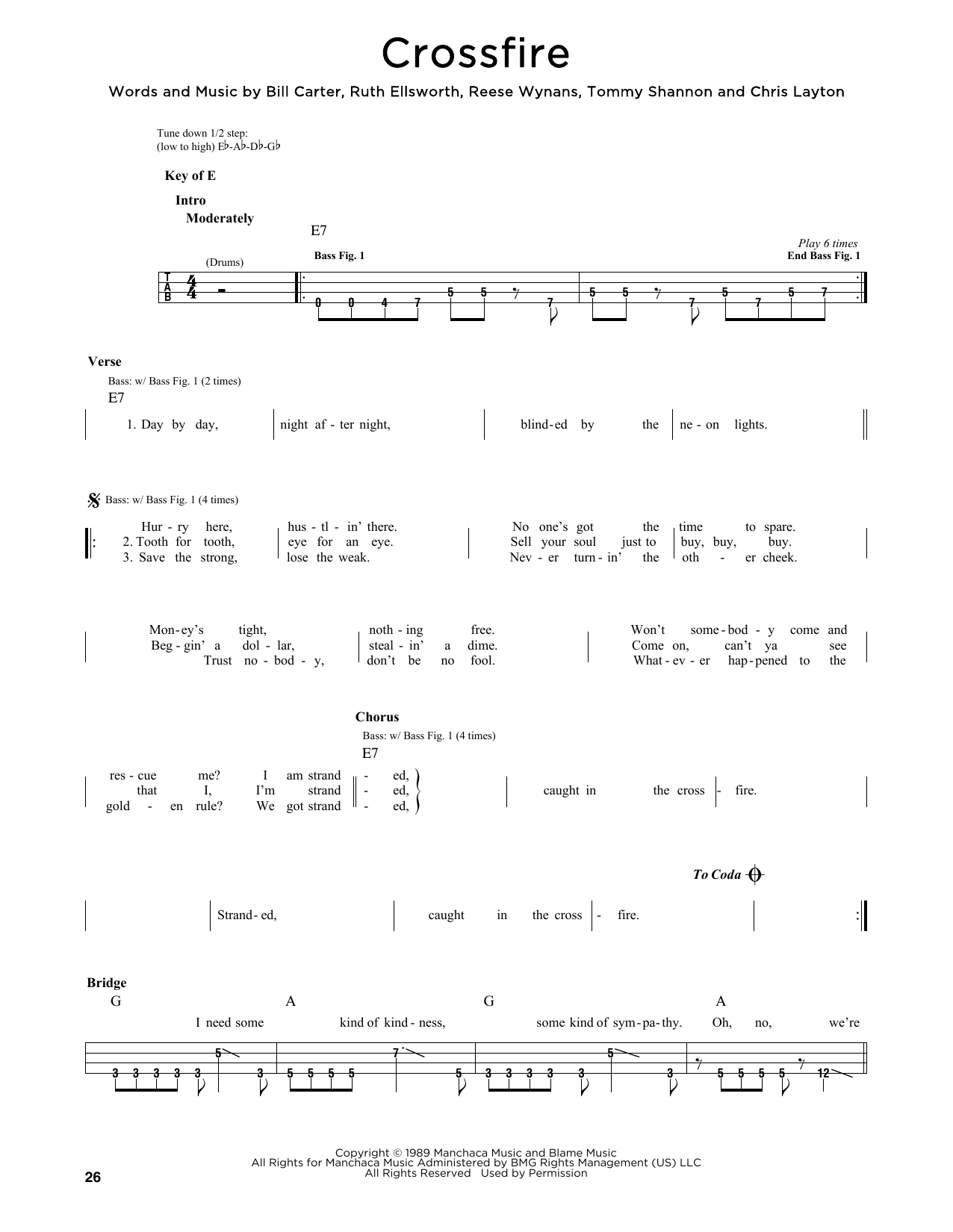Produktgalerie: Seite 1 von 1 Crossfire, Stevie Ray Vaughan, E-Bass, Gitarre