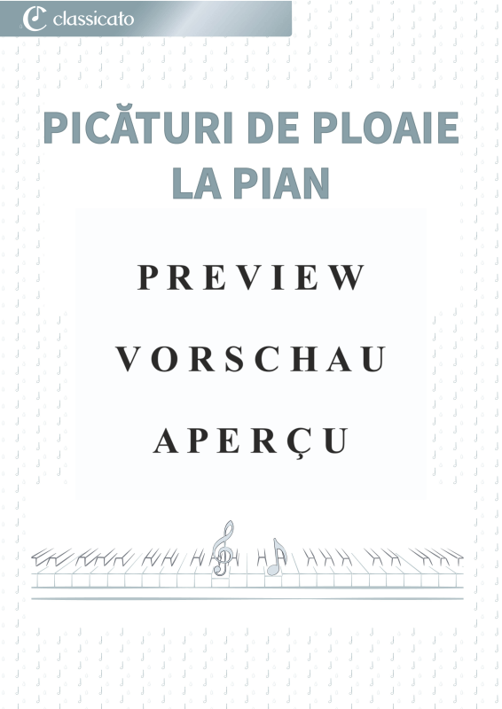 Produktgalerie: Seite 2 von 11 Picaturi de ploaie la pian - Piese simplificate ?i blânde pentru zilele cenu?ii, , Klavier Solo