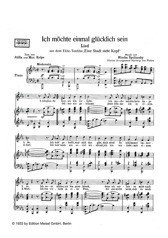 Produktbild zu: Ich möchte einmal glücklich seinaus: Eine Stadt steht Kopf (Film)