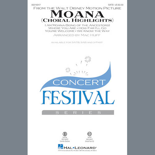 Product picture to: Moana (Choral Highlights)