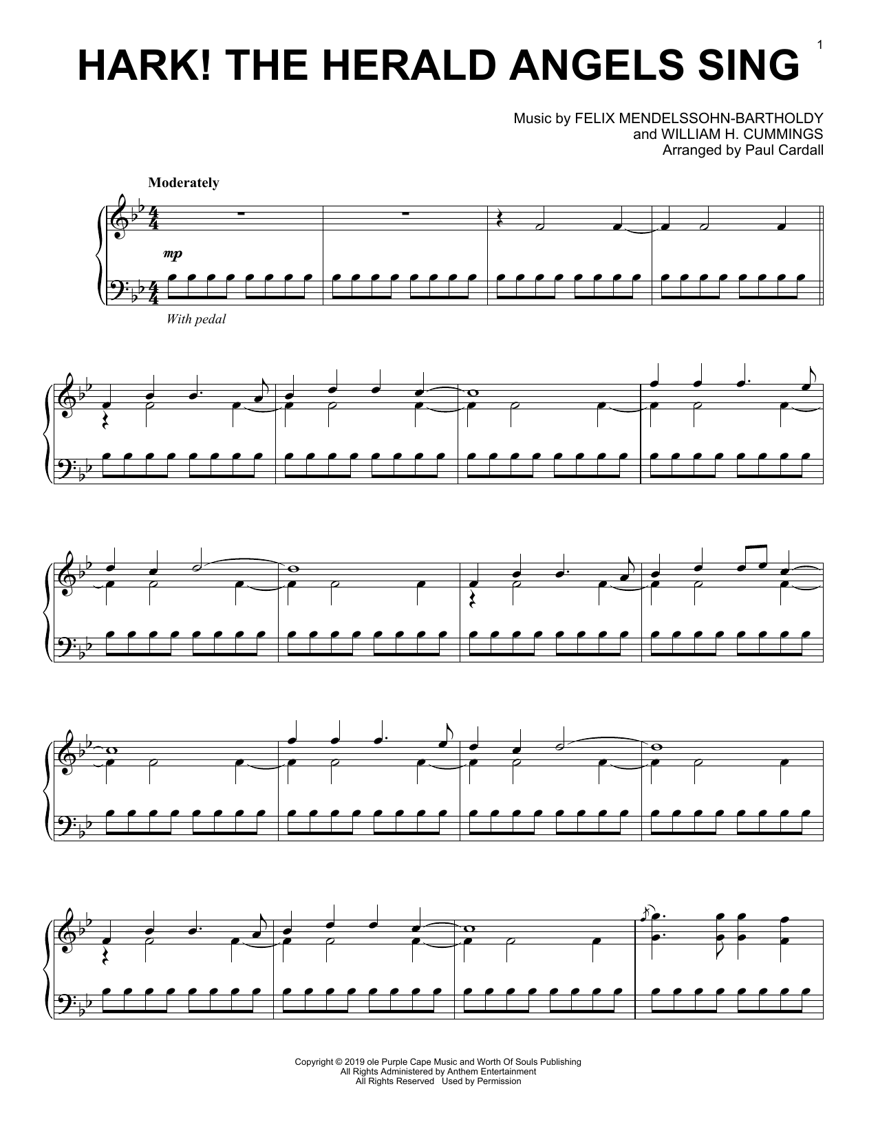Product picture to: Hark! The Herald Angels Sing (arr. Paul Cardall)