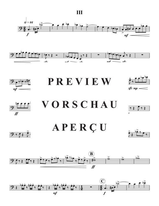 Product gallery: Page 19 of 21 Gravity Dances 3 Sätze , , (Tuba Quartet: 2x Baritone, 2xTuba)