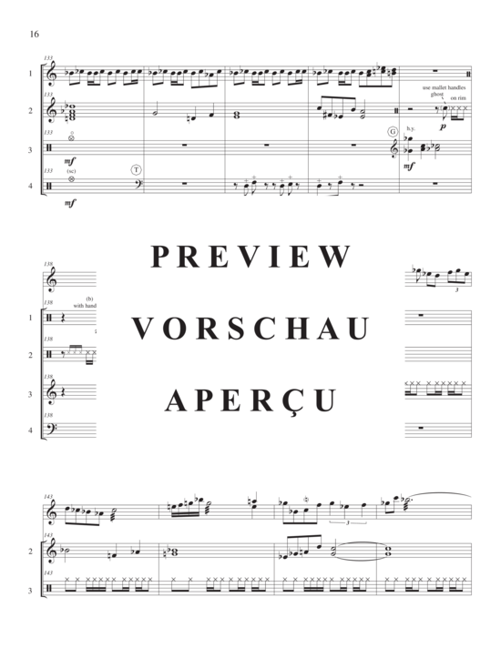 Product gallery: Page 21 of 21 Concerto for Marimba and Percussion Ensemble , , (marimba solo and 4-part percussion ensemble)
