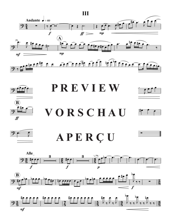 Product gallery: Page 11 of 21 Fünf Fragmente , , (Tuba Quartet: 2x Baritone, 2xTuba)