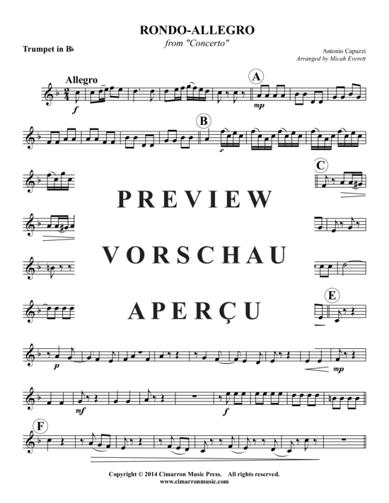 Produktgalerie: Seite 7 von 18 Rondo Allegro , , (Trompete, Horn, Posaune)