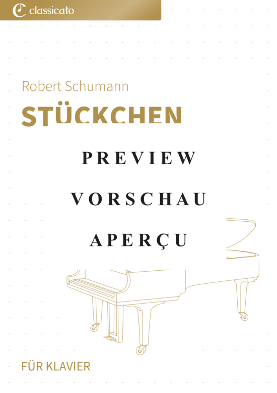 Product gallery: Page 2 of 5 Stückchen - Nr. 5 aus Album für die Jugend op. 68 , , Piano Solo