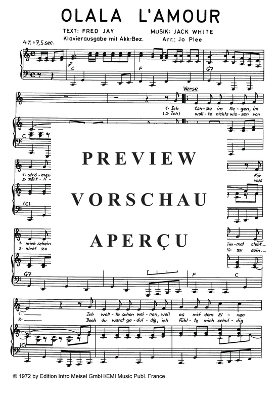 Produktgalerie: Seite 4 von 4 Oh, la la la, Mama, 	Banana, Klavier und Gesang