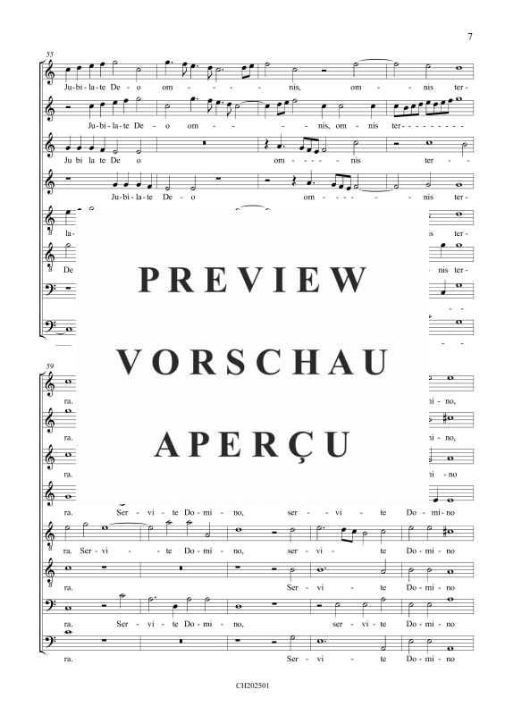 gallery: Jubilate Deo, , (Gemischter Chor 8-stimmig)