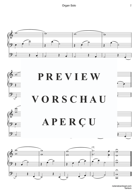 Produktgalerie: Seite 5 von 7 Tantum, , Orgel Solo