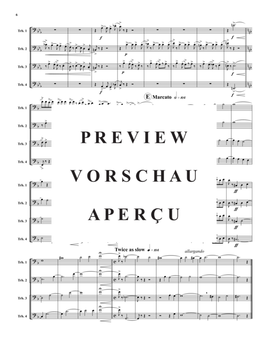 Product gallery: Page 7 of 19 Three Temperaments , , (Trombone Quartet)