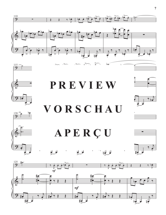 Product gallery: Page 9 of 21 Impromptu for Two , , (euphonium + piano)