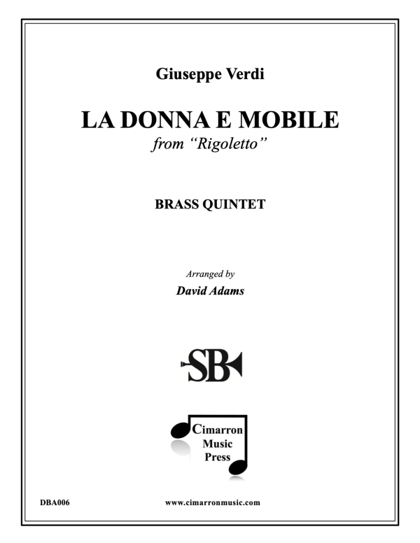 cover: La Donna Mobile, , Brass Quintet