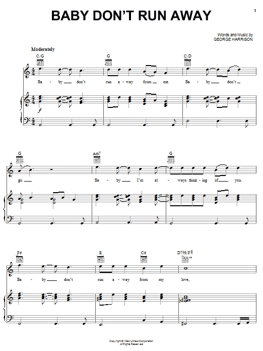 Produktbild zu: Baby Don't Run Away