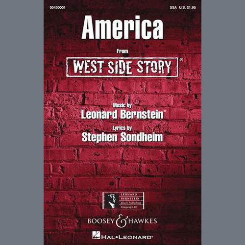 Produktbild zu: America (from West Side Story) (arr. William Stickles)