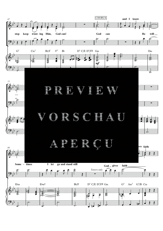 gallery: God Can, , Gemischter ChorSAM/Solo opt. und Klavier