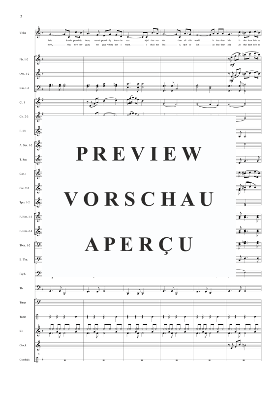 Product gallery: Page 5 of 11 There is an Isle, , Solo Vocal and Concert Band