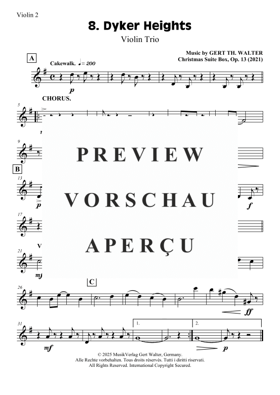 Produktgalerie: Seite 5 von 6 Dyker Heights, , (Geigentrio)