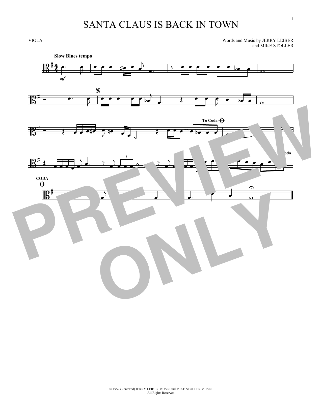 Product gallery: Page 1 of 1 Santa Claus Is Back In Town, Elvis Presley