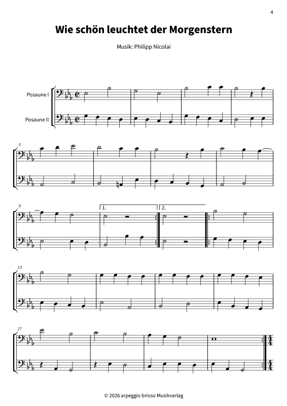 Produktbild zu: Wie schön leuchtet der Morgenstern - aus dem Album Barock und Jazz zum FestPhilipp Nicolai