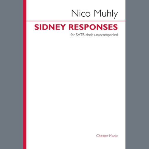 cover: Sidney Responses, Nico Muhly, Chor