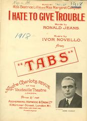 cover: I Hate To Give Trouble (from 'Tabs'), Margaret Campbell