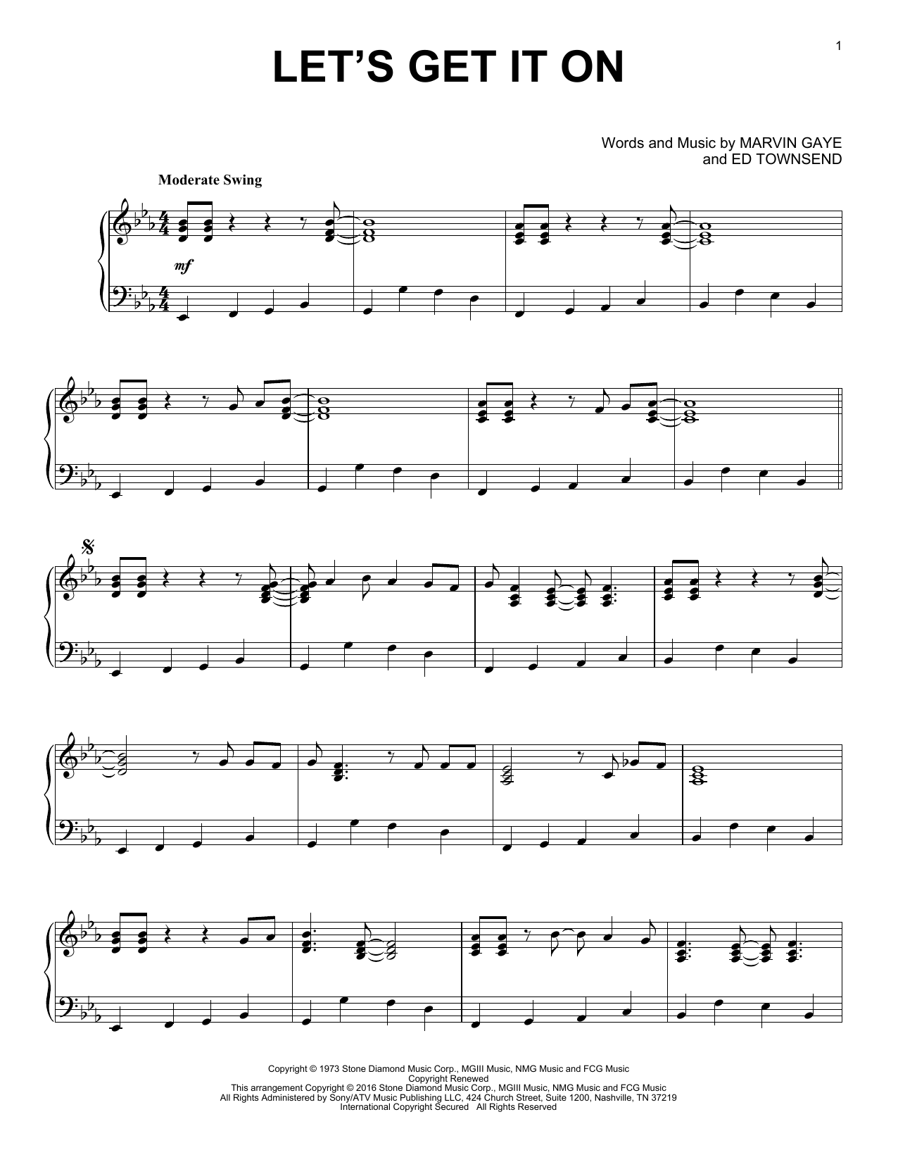 Product gallery: Page 1 of 1 Let's Get It On [Jazz version], Marvin Gaye
