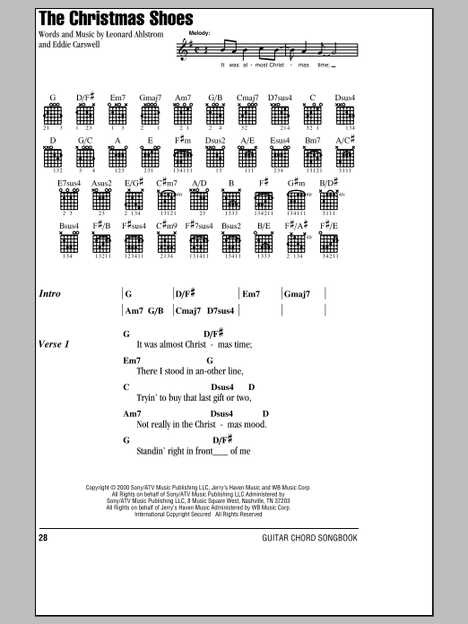 Product picture to: The Christmas Shoes
