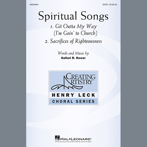 cover: Spiritual Songs, Kellori R. Dower, Chor