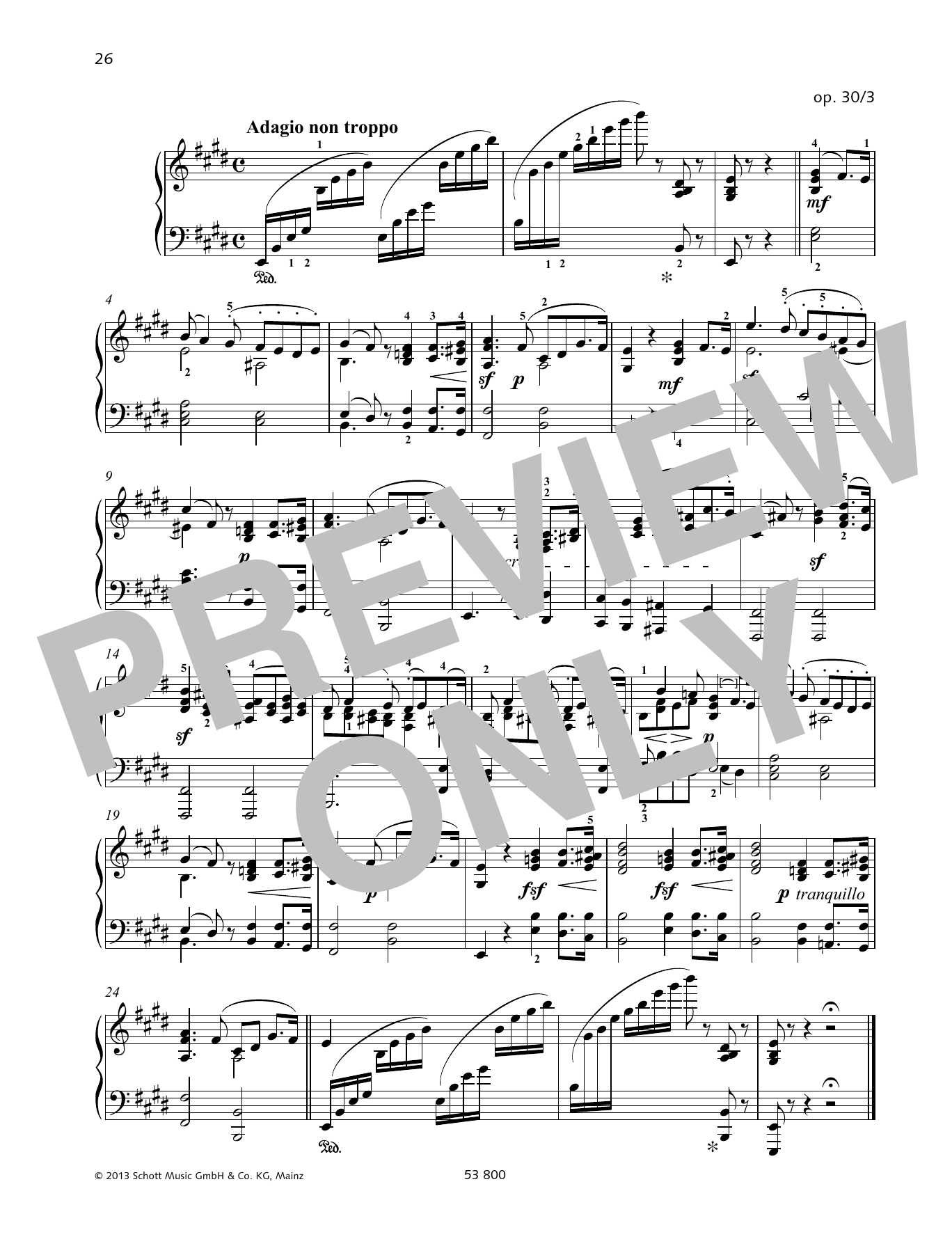 Product gallery: Page 1 of 1 Adagio non troppo, Felix Mendelssohn Bartholdy