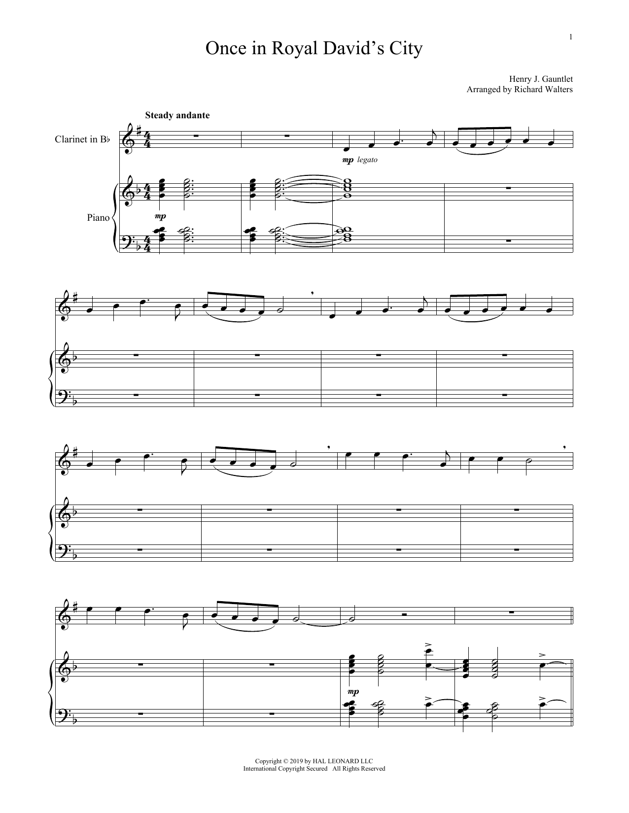 Produktbild zu: Once In Royal David's City