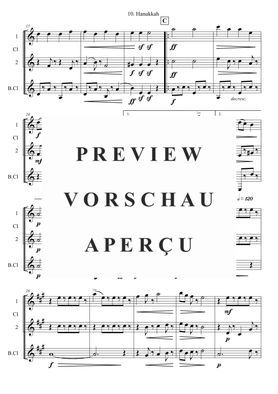 gallery: Hanukkah, , Clarinet Trio