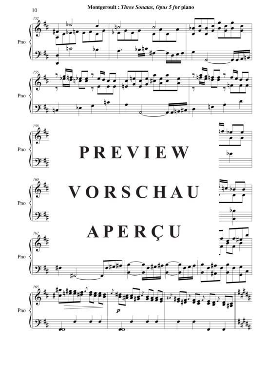 Product gallery: Page 11 of 21 Three Sonatas, Opus 5 , Horvath, Nicolas, Piano Solo