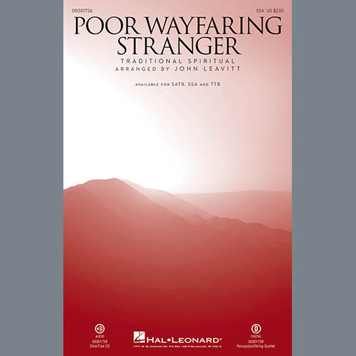 Produktbild zu: Poor Wayfaring Stranger (arr. John Leavitt)