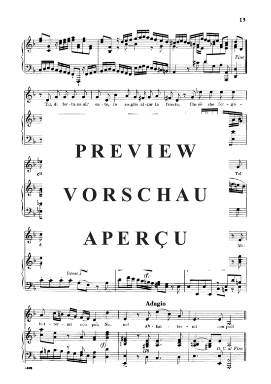 Product gallery: Page 5 of 5 Del minacciar del vento, , Alto Solo and Piano