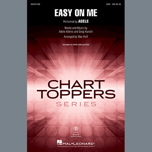 Produktbild zu: Easy On Me (arr. Mac Huff)