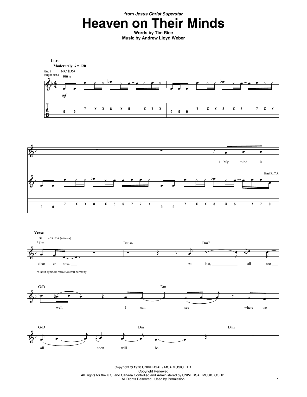 Produktbild zu: Heaven On Their Minds (from Jesus Christ Superstar)