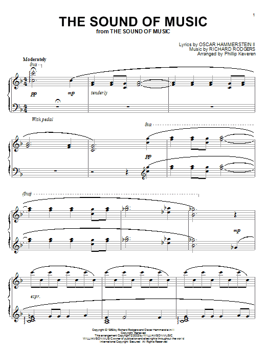 Produktbild zu: The Sound Of Music (arr. Phillip Keveren)