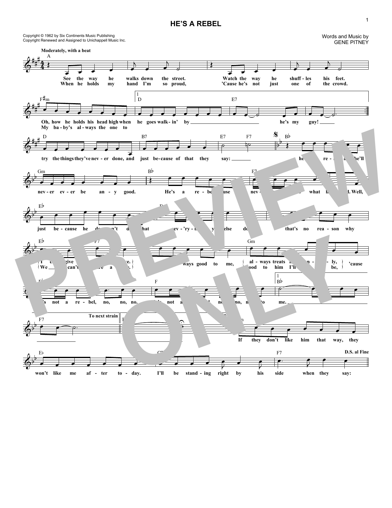 Product picture to:  He's A Rebel - The Crystals