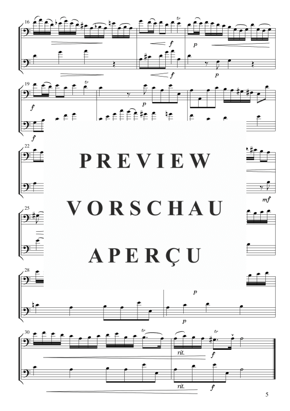 Produktgalerie: Seite 6 von 11 Sonate A-Moll, , Cello und Kontrabass