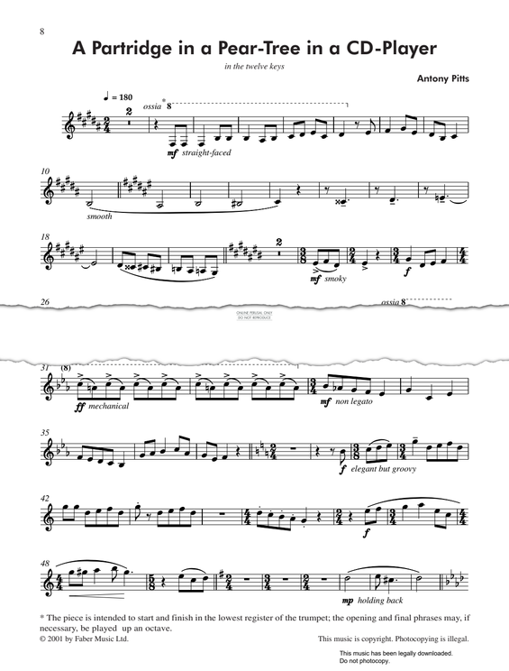 gallery: A Partridge In A Pear-Tree In A CD Player, Antony Pitts, Klavier, Trompete